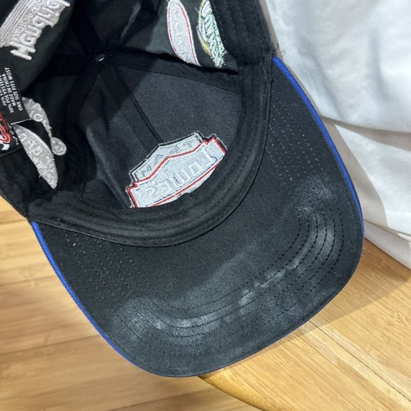 Chase Jimmy Johnson Racing NASCAR Hat Cap Lowes 48 Black Multi Patches strapBack - Picture 8 of 10